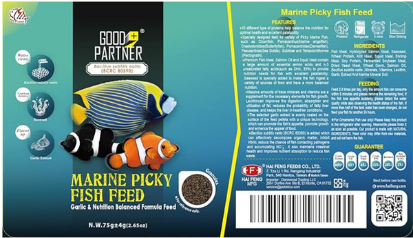 GOOD PARTNER Purify Series for Marine Fish Food