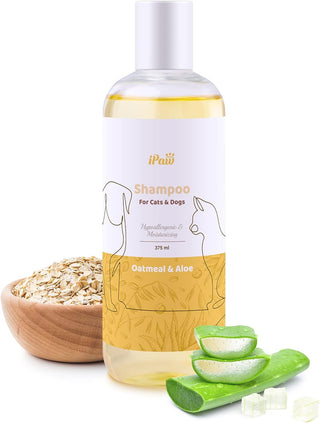 iPaw - Oatmeal Dog Shampoo for Allergies with Aloe