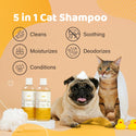 iPaw - Oatmeal Cat Shampoo for Allergies with Aloe