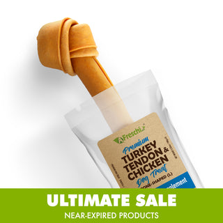 Ultimate Sale - Near-Expired Products - AFreschi - Turkey Tendon for Senior Dog (Large Bone-Calcium)