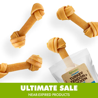 Ultimate Sale - Near-Expired Products -AFreschi - Turkey Tendon for Senior Dog (Small Bone-Calcium)