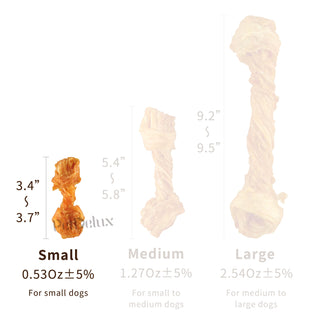 Turkey Tendon for Dogs, Dog Treats for Signature Series, All Natural Human Grade Puppy Chew, Ingredient Sourced from USA, Hypoallergenic, Rawhide Alternative,Small Bone