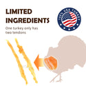 iPaw Turkey Tendon for Dogs, Dog Treats for Signature Series, All Natural Human Grade Puppy Chew, Ingredient Sourced from USA, Hypoallergenic, Rawhide Alternative, 2 Units/Pack Bone (Medium)